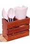 DELUX WOOD CARVER Wooden Spoon Stationery Stand